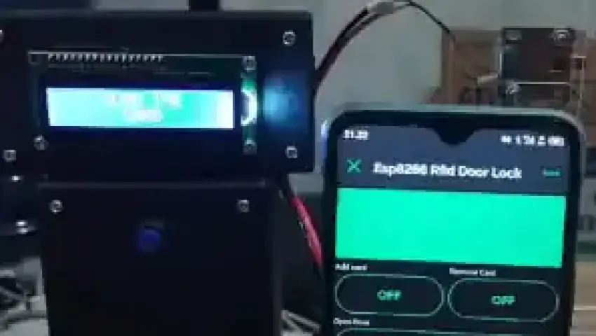 RFID Door Lock System with ESP8266